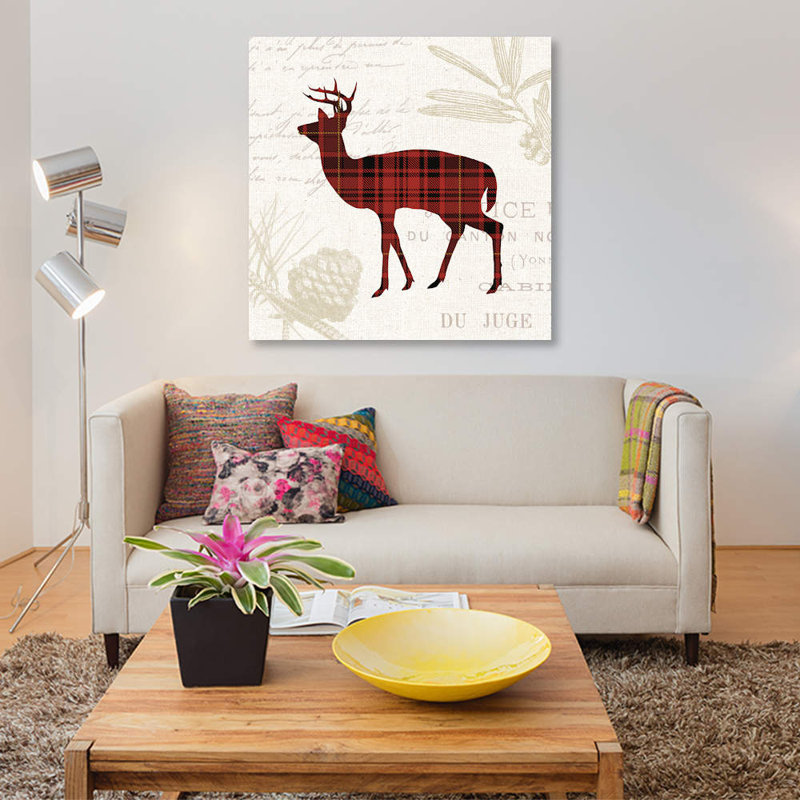 « écossais introduction ii », reproduction d’impression sur toile, H 12 po x l 12 po x P 0,75 po, Toile tendue, Pas de tapis