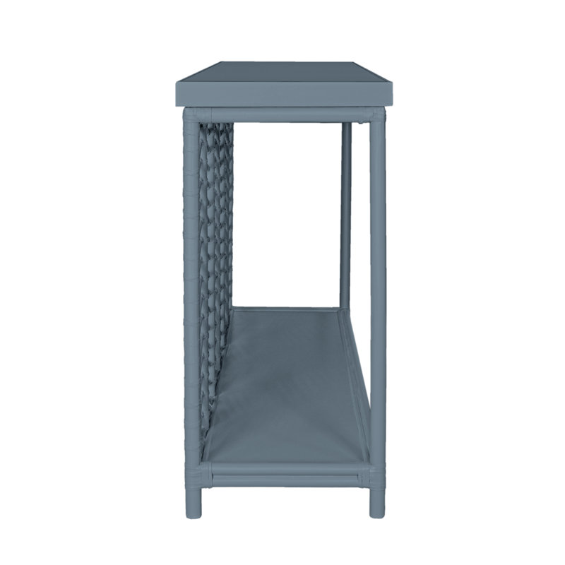 Liam Console Table, Regatta Blue