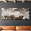 Parc national Amboseli - Toile tendue avec châssis - Prêt à accrocher-823978704