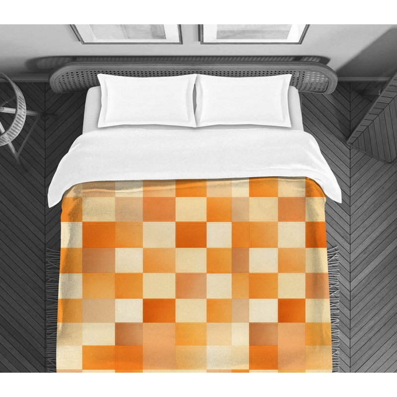 Checkered Comforter, Twin Extra Long Comforter