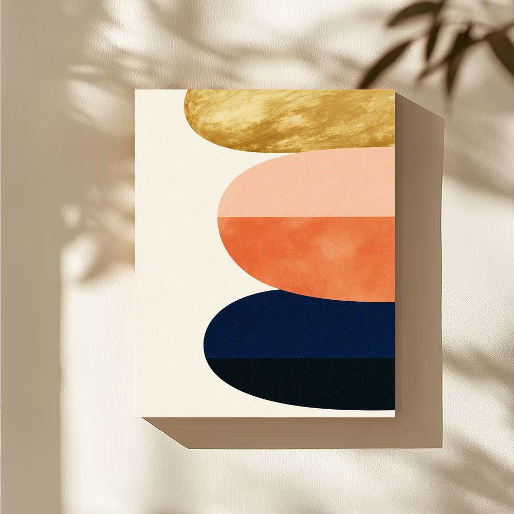 George Oliver Abstract Color Block Decor Unframed Wall Art Canvas 24 X ...