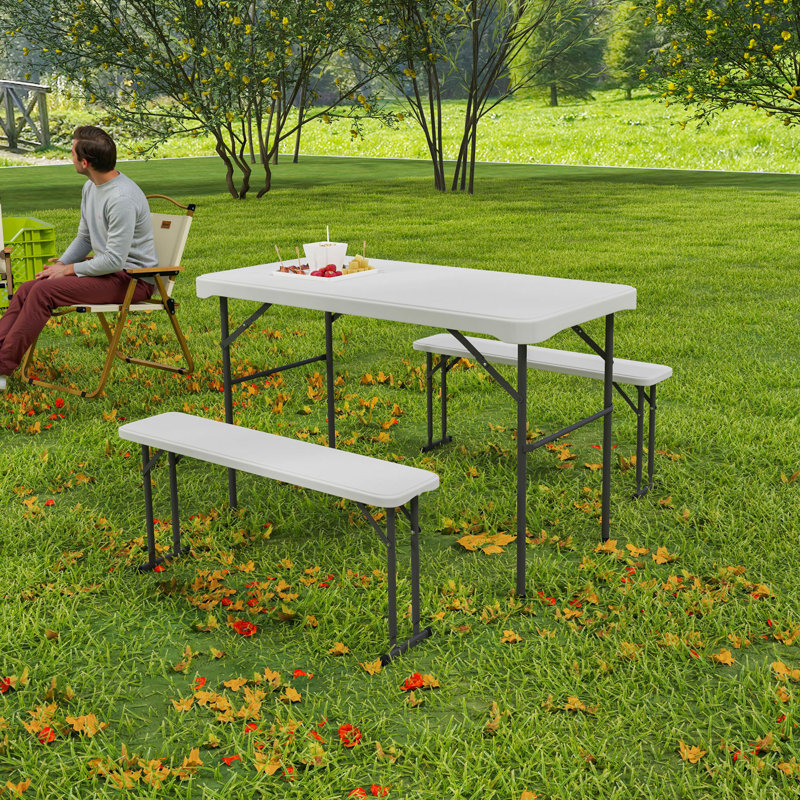 2 - Person Patio Dining Set with Rectangular Table