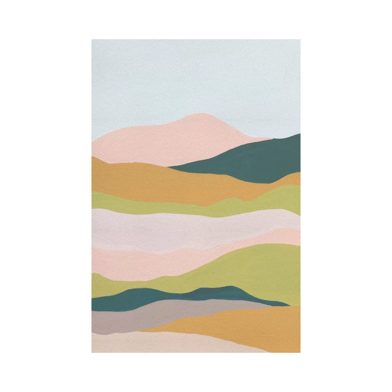 «Cloud Layers IV» par Melissa Wang - impression sur toile tendue, H 18 po x l 12 po x P 1,5 po