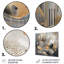 Doux couleurs marbrées abstraites I - Décoration murale abstraite en métal marbré-1690202089