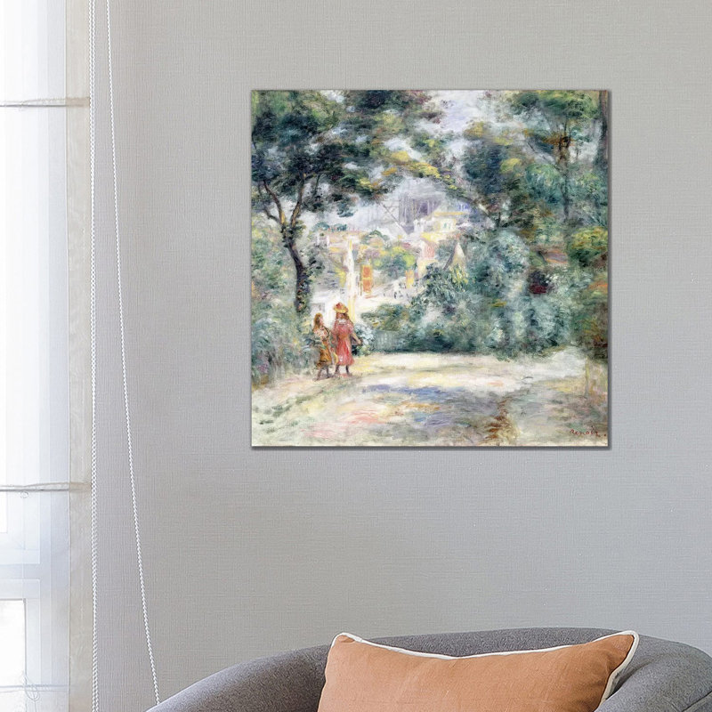 View Of Sacre-Coeur, 1905 by Pierre-Auguste Renoir - Wrapped Canvas Gallery-Wrapped Canvas Giclée