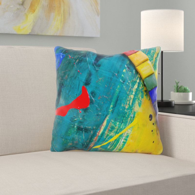 Coussin décoratif Weyauwega, Microsuède, Intérieur