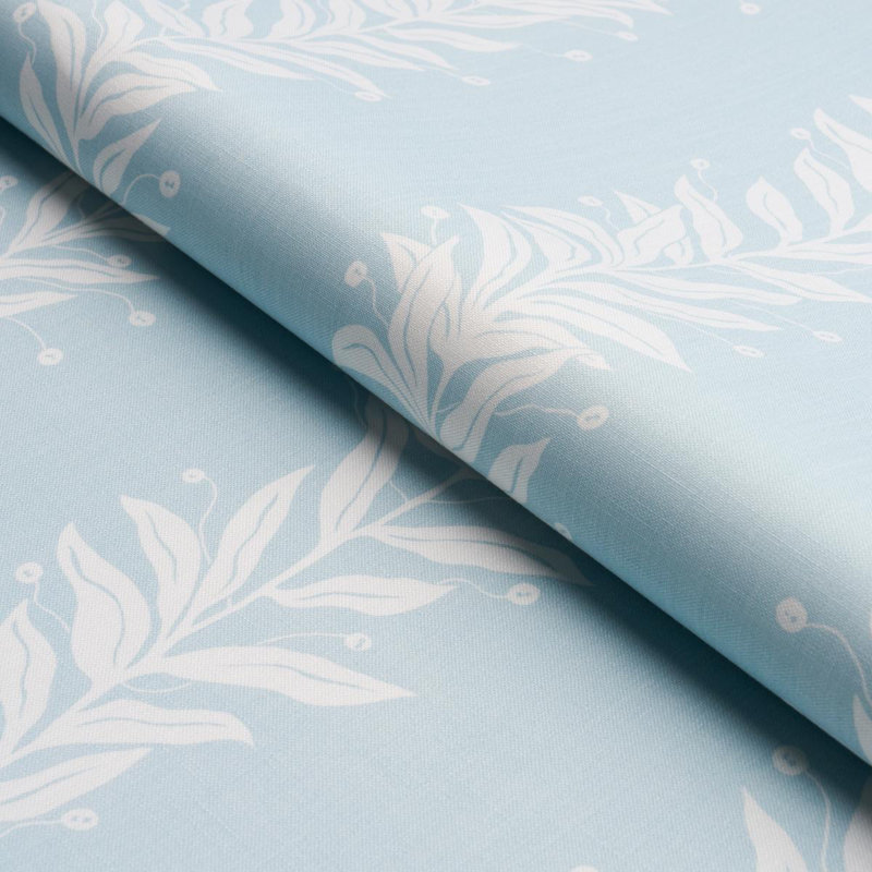 Tissu 100% polyester Marian Mcevoy Performance, Ciel