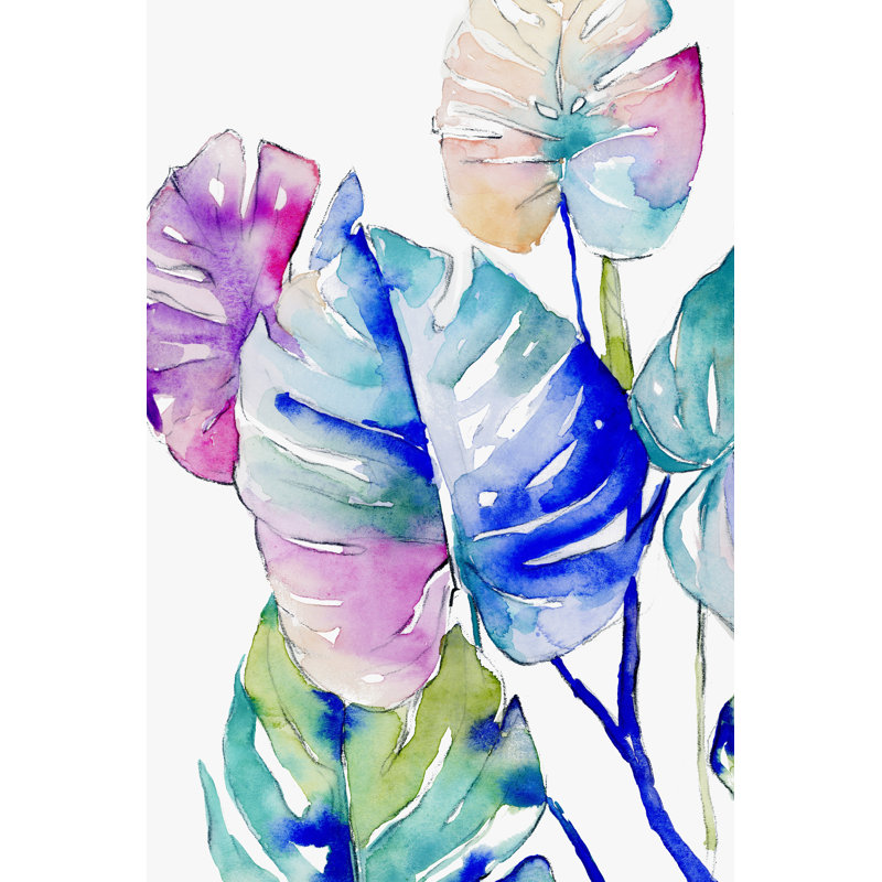 Prism Palms I by Jennifer Paxton Parker - Wrapped Canvas Painting, 46cm H x 30cm W x 3.8cm D