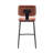 Breina Faux Leather Bar Stool with Steel Legs-1024254333