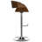 Amery Adjustable Swivel Upholstered Contemporary Bar Stool with Curved Seat and Footrest-1691496150