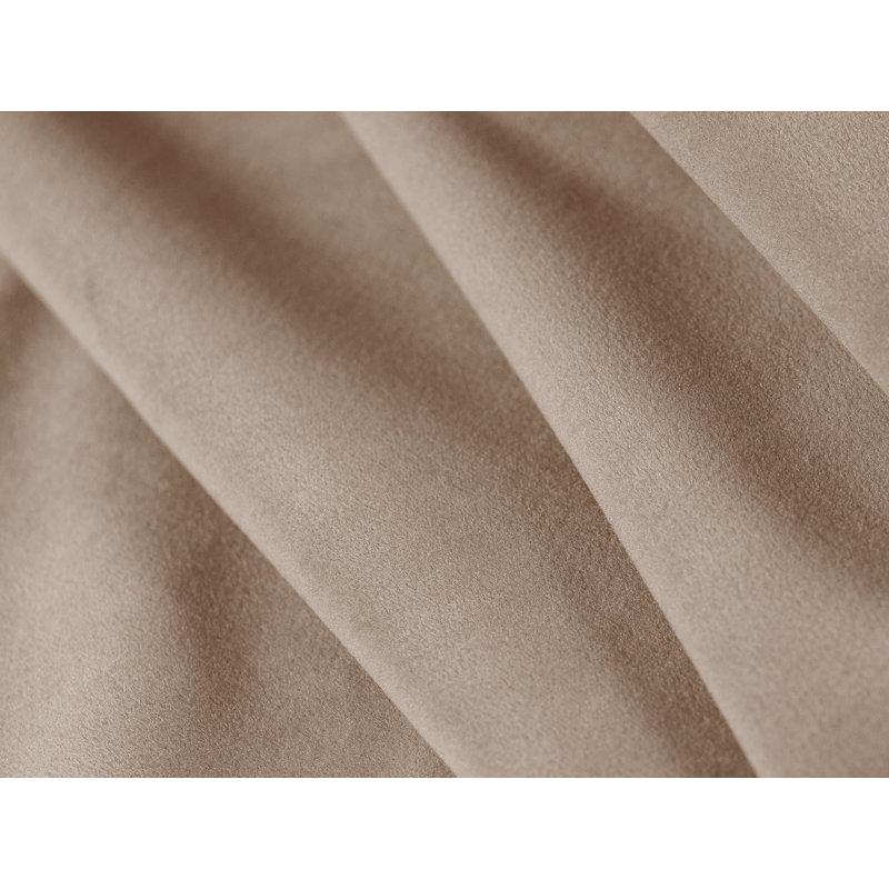 Lindasy Velvet Armchair, Taupe 100% Polyester