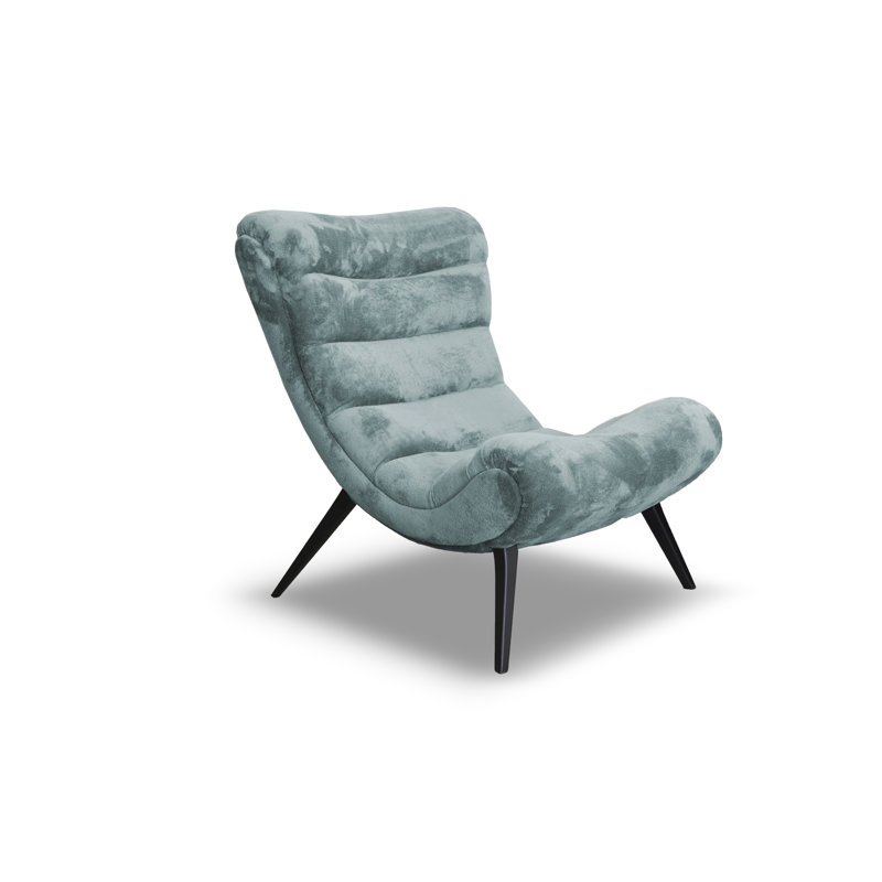 Owlswick Upholstered Swivel Slipper Chair, Mint