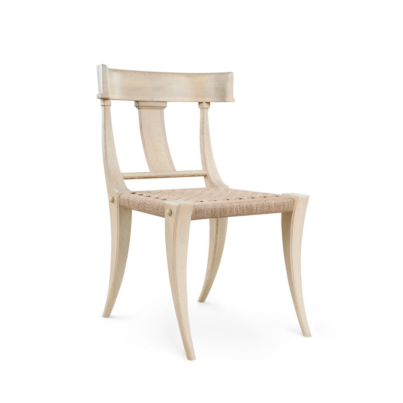 Milos Solid Wood Dining Chair, Sand
