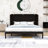 Wooden Murphy Bed with Headboard