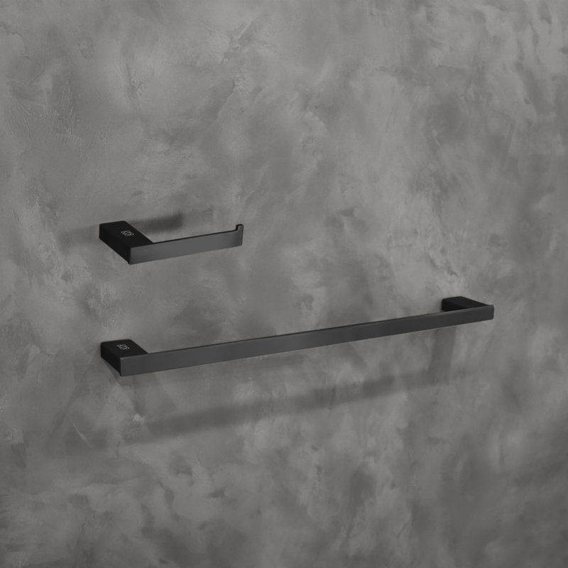 Sofia 2 - Piece Bathroom Hardware Set, Matte Black