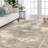 Washable 5X7 Area Rug, Stain Resistant Non-Slip Vintage Carpet, Large Floor Decoration Mat For Living Room Bedroom Home Decor (5X7 Beige)-793031503