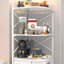 Garde-manger avec tablette ajustabel, garde-manger avec prises-312416504