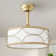 18" Modern Ceiling Fan With Light