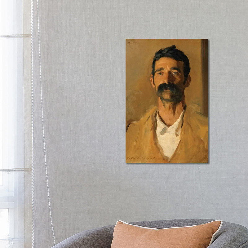 Study Of A Sicilian Peasant, 1907 by John Singer Sargent - Wrapped Canvas Gallery-Wrapped Canvas Giclée