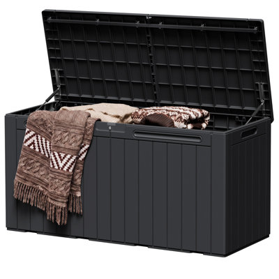 Boîte de rangement en résine 105 gallons