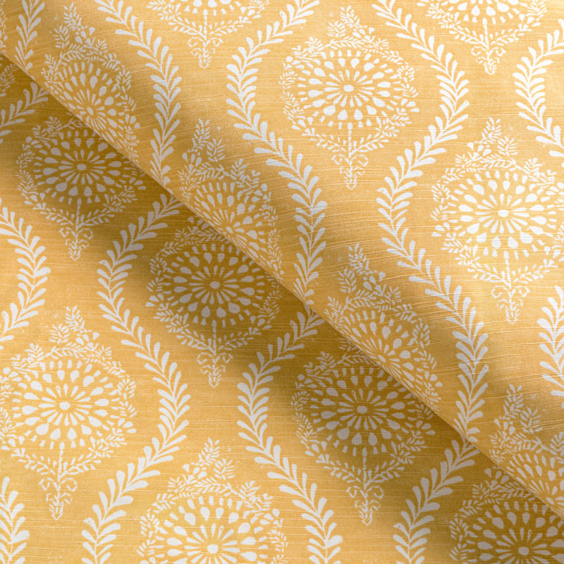 Manoir Marindol Print Fabric, Canary