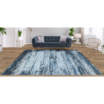 Wool Abstract Indoor Rug