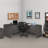 Regency Legacy L Desk with Double Pedestal Drawer Unit-73375684-73375686