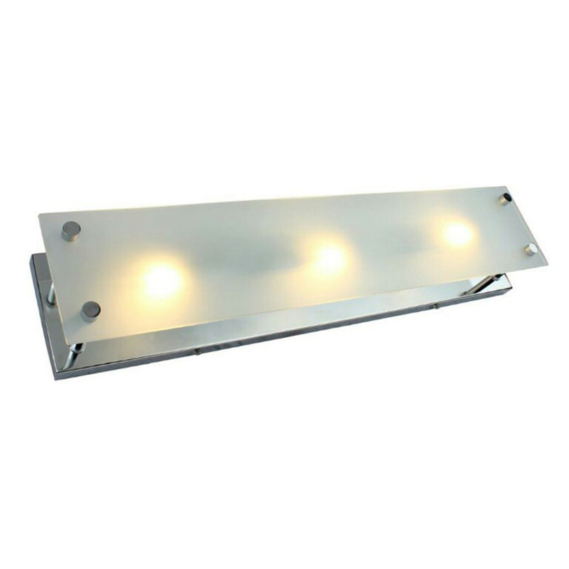 3 Light Vanity Lighting In Chrome Finish