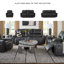 Causeuse inclinable avec console Ovellette