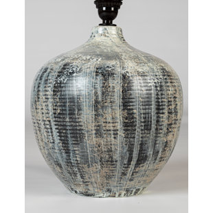 Outdoor Bean Pot 23" Black Water Fall Lamp