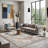 GLN Rugs Vintage Collection - Machine Washable Area Rug, Vintage Washable Rug, Non Slip Area Rug, Low Pile Living Room Rug, Bedroom Rug, Bathroom Rug - Easy Clean (Beige and Blue Rug)-66446172