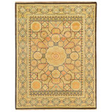 Hand Knotted Wool Area Rug in Black