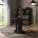 Ciani Dining Table With Faux Marble Top And Fluted Base