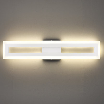 Spezia Modern Led White Bathroom Vanity Light , Modern Wall Sconce