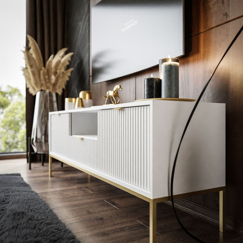 TV-Cabinet Leena 154 cm, White