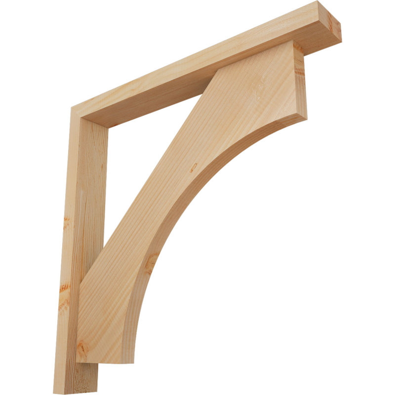Support Westlake Block avec support décalé, 26 x 26, Sapin Douglas de l 3 1/2 (lisse)