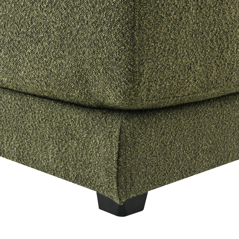 Canapé modulaire à assise profonde 120 po et 61 po avec méridienne réversible Modern