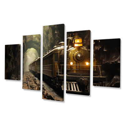 Lakhi - Décoration murale transport - 5 panneaux