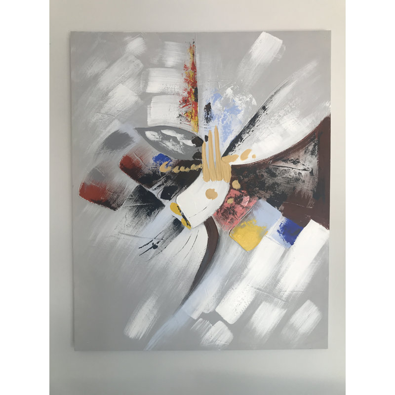 Abstract - Wrapped Canvas Painting