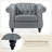 Fairport Faux Leather Chesterfield Chair-1690419721