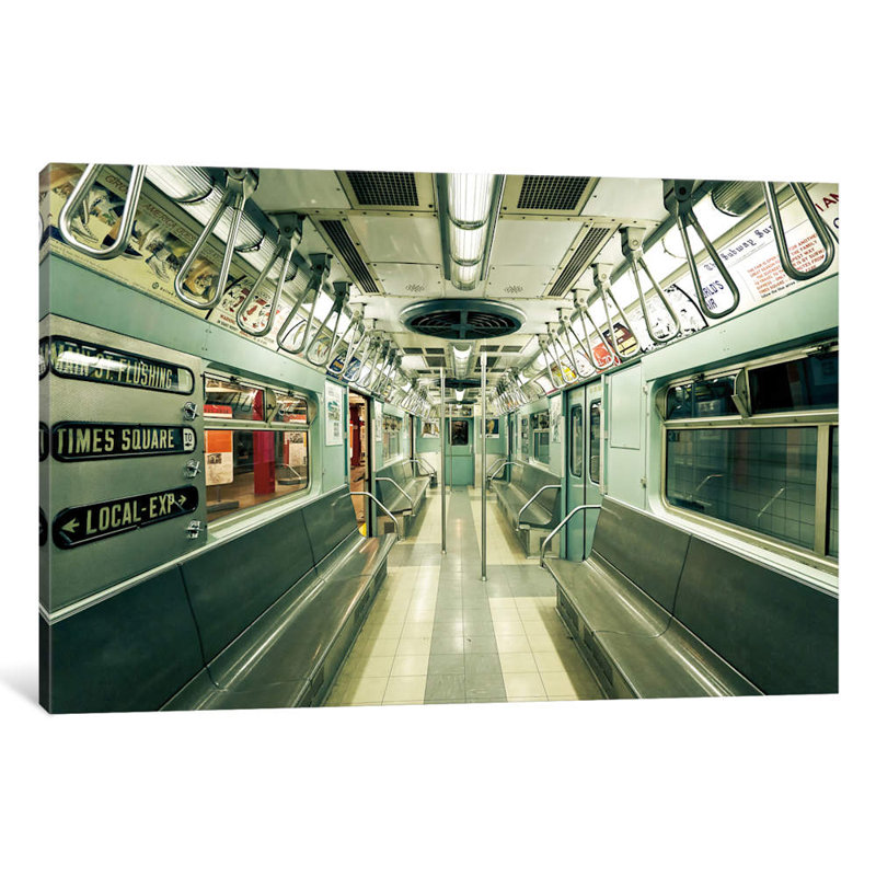 1963 NYC Subway by Katherine Gendreau - Wrapped Canvas Print, 66.04 cm H x 45.72 cm W x 1.91 cm D