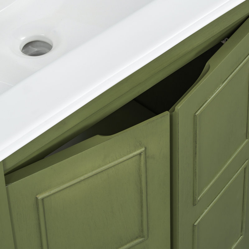 Meuble-lavabo simple 24 po avec plateau en céramique