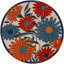 Tapis intérieur / extérieur multicolore à motif floral Alaris Aloha-19928004