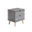 Table de chevet 2 tiroirs Clara-60412841