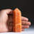 Obélisque de quartz tangerine