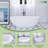 Freestanding Solid Surface Soaking Bathtub
