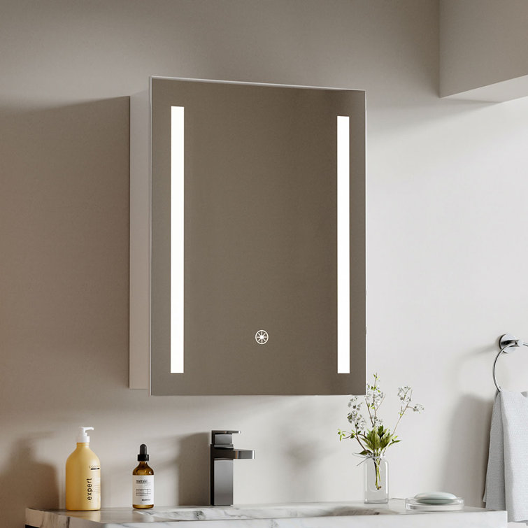 W H Wall Mounted Required Medicine Cabinet Mirror 2