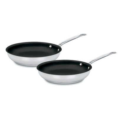 Cuisinart Chef's Classic Stainless Steel 2 Piece Skillet Set