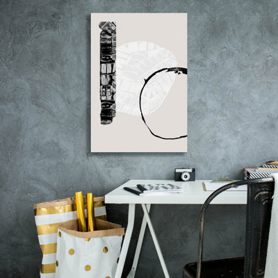 Toile épique Graffiti «Zen Shapes 1» par Cartissi