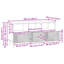 Unfinished TV Stand for TVs up to 43"-1620629292